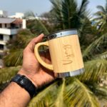 Wooden travel mug