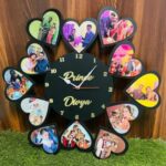wooden acrylic clock