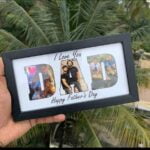 Name mosaic frame for Dad