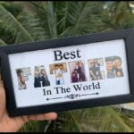 Name mosaic frame for Dad